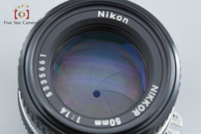 【中古】Nikon ニコン Ai-S NIKKOR 50mm f/1.4