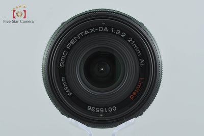 【中古】PENTAX ペンタックス SMC DA 21mm f/3.2 AL Limited ブラック 元箱付き