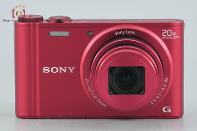 【中古】SONY ソニー Cyber-shot DSC-WX300 レッド デジタルスチルカメラ 多言語対応