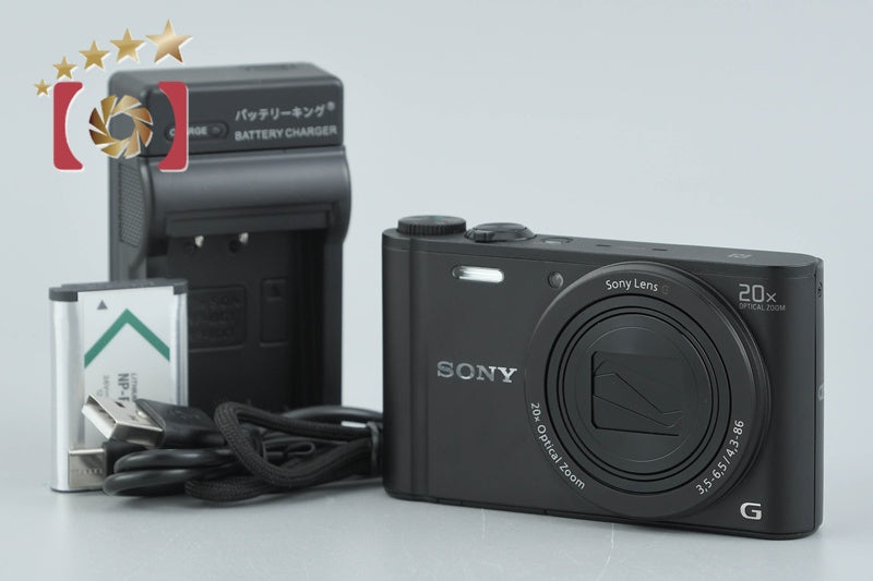 【中古】SONY ソニー Cyber-shot DSC-WX350 ブラック コンパクトデジタルカメラ 多言語対応
