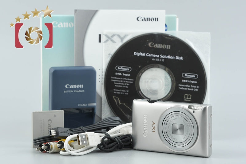 【中古】Canon キヤノン IXY 410F シルバー コンパクトデジタルカメラ 元箱付き