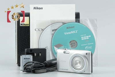 【中古】Nikon ニコン COOLPIX S2700 シルバー コンパクトデジタルカメラ 元箱付き