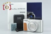 【中古】Canon キヤノン PowerShot SX740 HS シルバー コンパクトデジタルカメラ 元箱付き