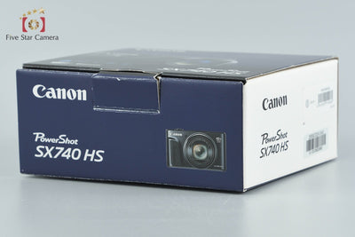 【中古】Canon キヤノン PowerShot SX740 HS シルバー コンパクトデジタルカメラ 元箱付き