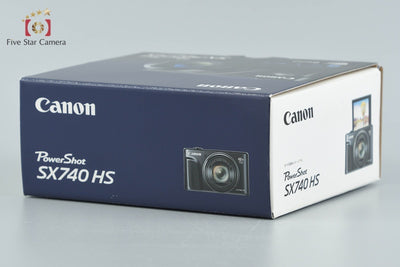 【中古】Canon キヤノン PowerShot SX740 HS シルバー コンパクトデジタルカメラ 元箱付き