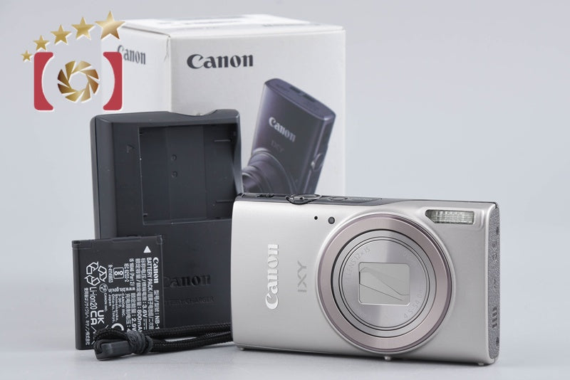 【中古】Canon キヤノン IXY 650 シルバー コンパクトデジタルカメラ 元箱付き