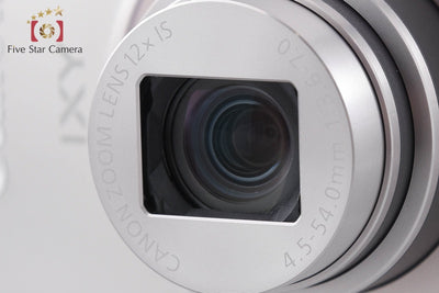 【中古】Canon キヤノン IXY 650 シルバー コンパクトデジタルカメラ 元箱付き
