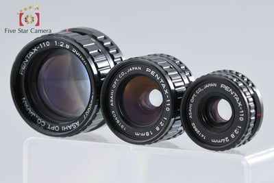 【中古】PENTAX ペンタックス 110 18mm f/2.8 + 24mm f/2.8 + 50mm f/2.8