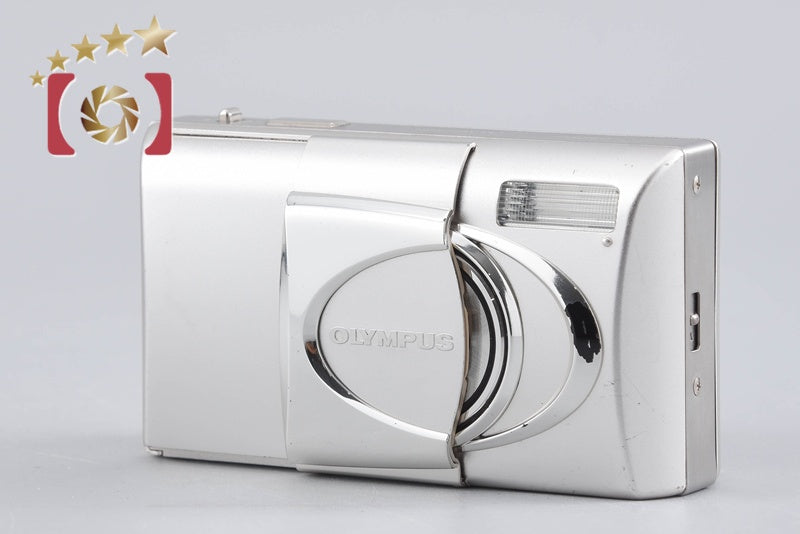 【中古】OLYMPUS オリンパス μ[mju:] METAL コンパクトフィルムカメラ