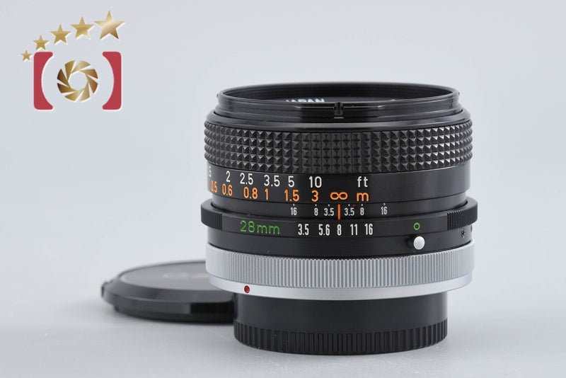 【中古】Canon キヤノン FD 28mm f/3.5 S.C.