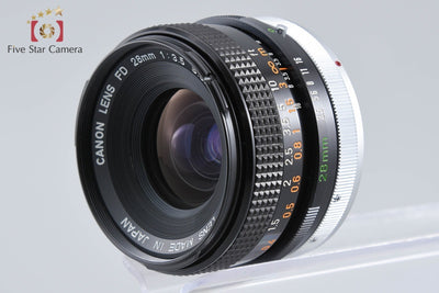 【中古】Canon キヤノン FD 28mm f/3.5 S.C.