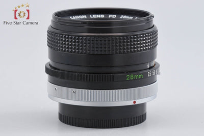 【中古】Canon キヤノン FD 28mm f/3.5 S.C.