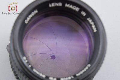 【中古】Canon キヤノン New FD 85mm f/1.8