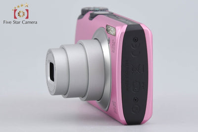 【中古】Canon キヤノン PowerShot A3200 IS ピンク コンパクトデジタルカメラ 元箱付き