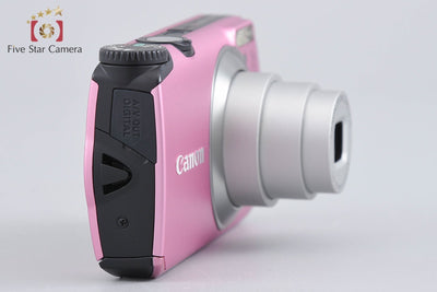 【中古】Canon キヤノン PowerShot A3200 IS ピンク コンパクトデジタルカメラ 元箱付き