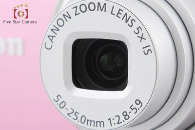 【中古】Canon キヤノン PowerShot A3200 IS ピンク コンパクトデジタルカメラ 元箱付き