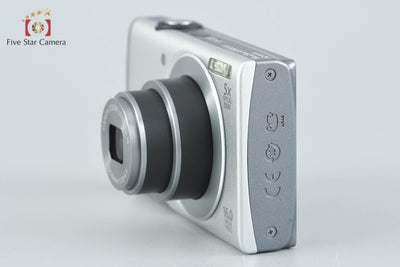 【中古】Canon キヤノン PowerShot A3500 IS シルバー コンパクトデジタルカメラ 元箱付き