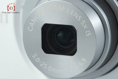 【中古】Canon キヤノン PowerShot A3500 IS シルバー コンパクトデジタルカメラ 元箱付き