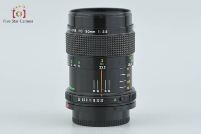 【中古】Canon キヤノン New FD 50mm f/3.5 MACRO