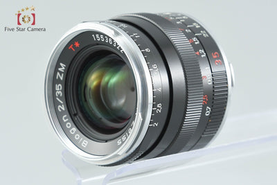 【中古】Carl Zeiss カールツァイス Biogon 35mm f/2 ZM T* ブラック ライカMマウント用