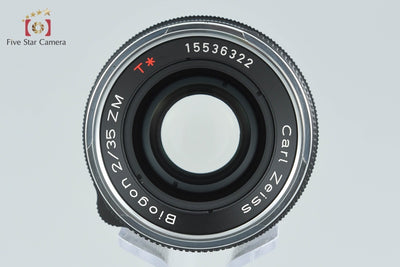 【中古】Carl Zeiss カールツァイス Biogon 35mm f/2 ZM T* ブラック ライカMマウント用