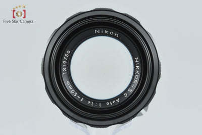【中古】Nikon ニコン NIKKOR-S.C Auto 50mm f/1.4