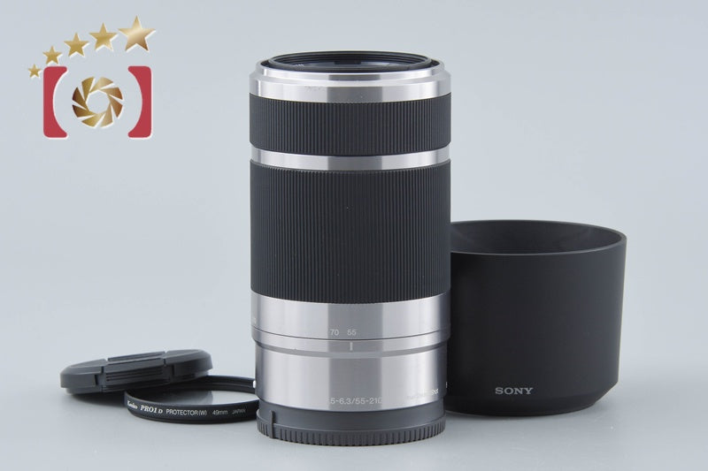 【中古】SONY ソニー E 55-210mm f/4.5-6.3 OSS SEL55210 シルバー