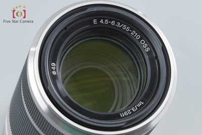 【中古】SONY ソニー E 55-210mm f/4.5-6.3 OSS SEL55210 シルバー