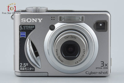 【中古】SONY ソニー Cyber-shot DSC-W5 シルバー コンパクトデジタルカメラ