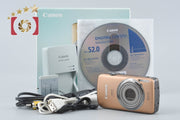 【中古】Canon キヤノン IXY Digital 930 IS ブラウン コンパクトデジタルカメラ 元箱付き