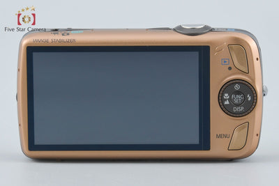 【中古】Canon キヤノン IXY Digital 930 IS ブラウン コンパクトデジタルカメラ 元箱付き