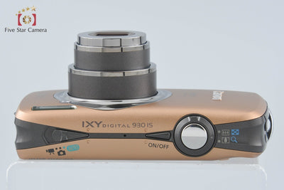 【中古】Canon キヤノン IXY Digital 930 IS ブラウン コンパクトデジタルカメラ 元箱付き
