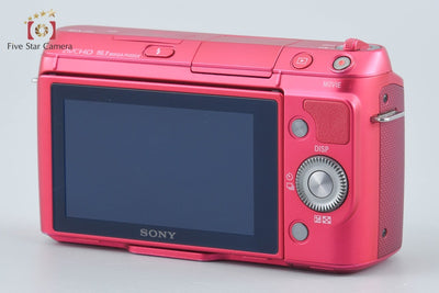 【中古】SONY ソニー α NEX-F3 ピンク ミラーレス一眼カメラ