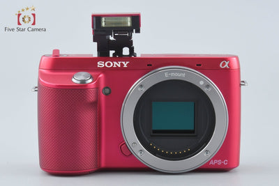 【中古】SONY ソニー α NEX-F3 ピンク ミラーレス一眼カメラ
