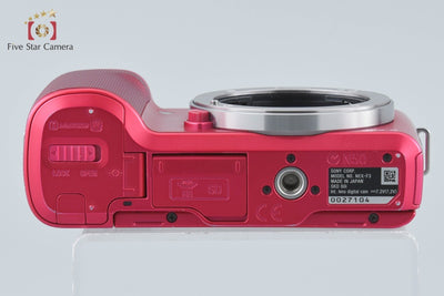 【中古】SONY ソニー α NEX-F3 ピンク ミラーレス一眼カメラ