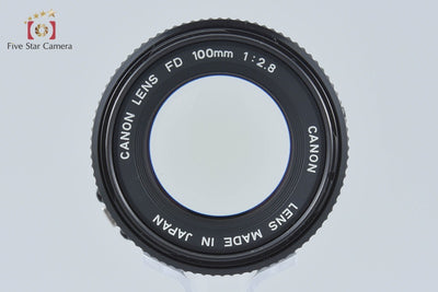 【中古】Canon キヤノン New FD 100mm f/2.8
