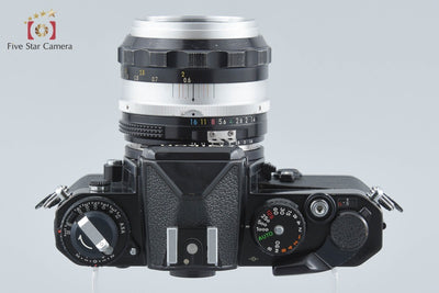 【中古】Nikon ニコン FE ブラック + NIKKOR-S Auto 50mm f/1.4 Ai改