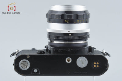 【中古】Nikon ニコン FE ブラック + NIKKOR-S Auto 50mm f/1.4 Ai改