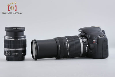【中古】Canon キヤノン EOS Kiss X4 ダブルズームキット シャッター回数僅少 元箱付き