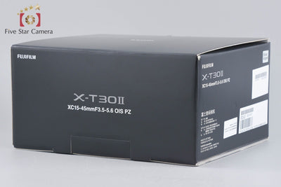【中古】FUJIFILM 富士フイルム X-T30 II 15-45mm レンズキット シルバー 元箱付き