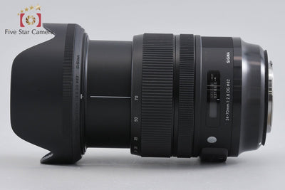 【中古】SIGMA シグマ Art 24-70mm f/2.8 DG OS HSM キヤノン用