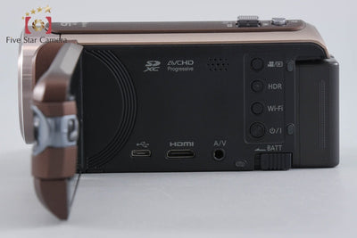 【中古】Panasonic パナソニック HC-W580M ブラウン ビデオカメラ