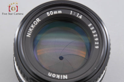 【中古】Nikon ニコン Ai-S NIKKOR 50mm f/1.4