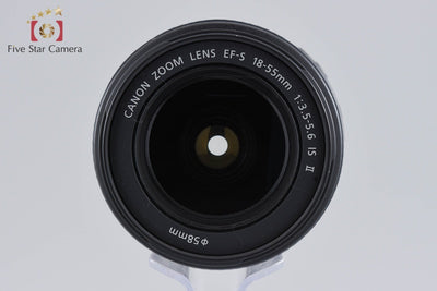 【中古】Canon キヤノン EF-S 18-55mm f/3.5-5.6 IS II