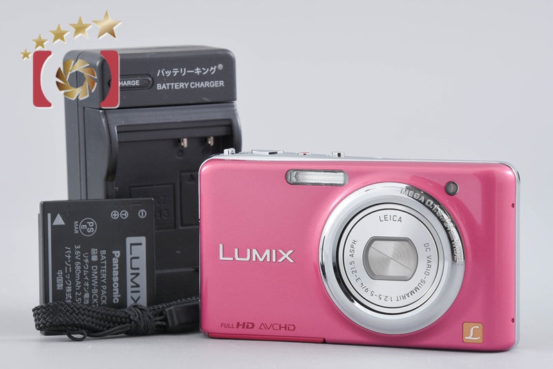 中古】Panasonic パナソニック LUMIX DMC-FX35 カクテルピンク