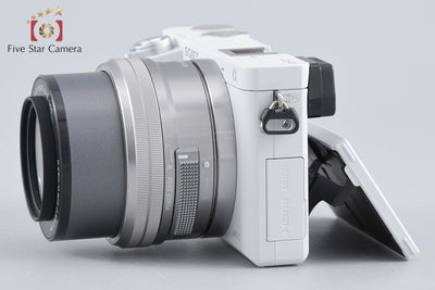 【中古】SONY ソニー α6000 ILCE-6000 ホワイト パワーズームレンズキット シャッター回数僅少 多言語対応