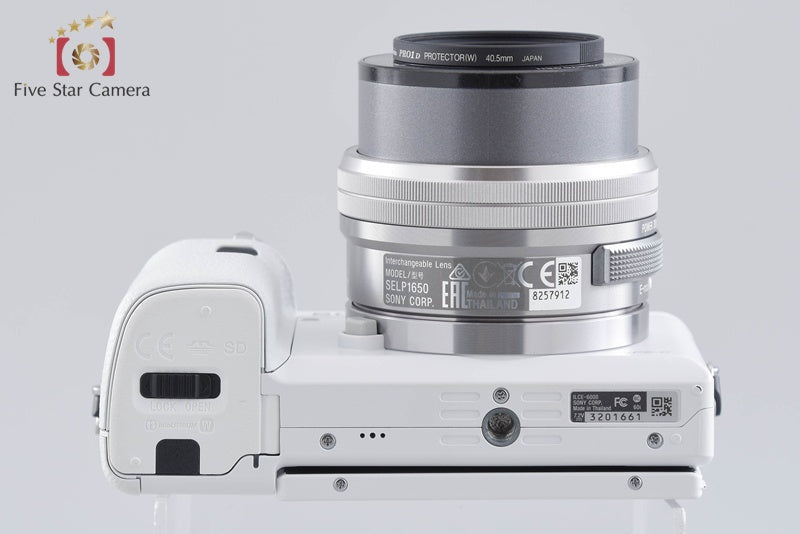 中古】SONY ソニー α6000 ILCE-6000 ホワイト パワーズームレンズ