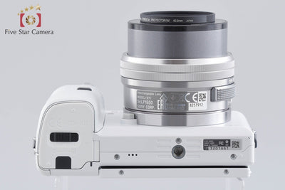【中古】SONY ソニー α6000 ILCE-6000 ホワイト パワーズームレンズキット シャッター回数僅少 多言語対応