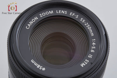 【中古】Canon キヤノン EF-S 55-250mm f/4-5.6 IS STM