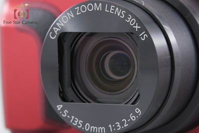 【中古】Canon キヤノン PowerShot SX700 HS レッド コンパクトデジタルカメラ 元箱付き